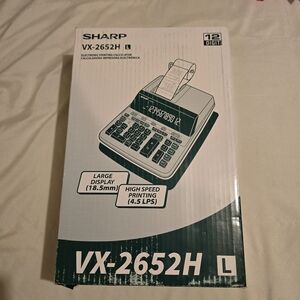 Sharp VX-2652H Electronic Printing Calculator - Black